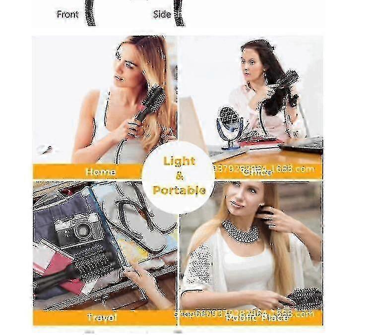 Hair Dryer with Comb Heating and Blowing Brush Styling Tool