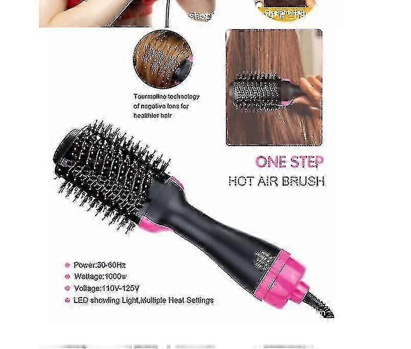 Hair Dryer with Comb Heating and Blowing Brush Styling Tool