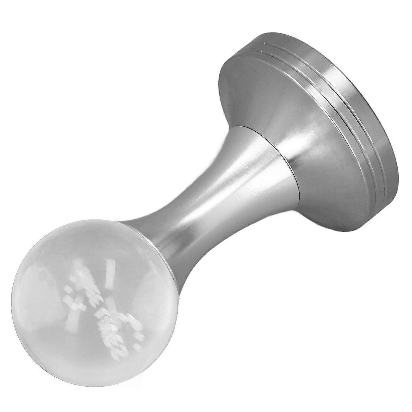 Crystal Ball Coffee Tamper Stainless Steel Espresso Tool 58x105mm Silver