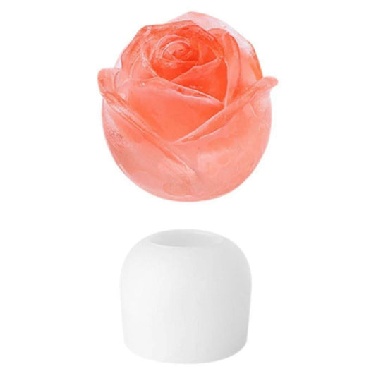 Rose Flower Ice Tray Bear Mold Silicone Ice Maker for Coffee Tea Wine Cola