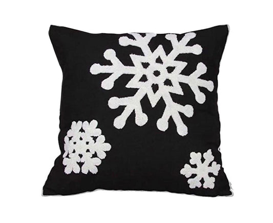 Xmas Throw Pillows Case for Living Room-Black