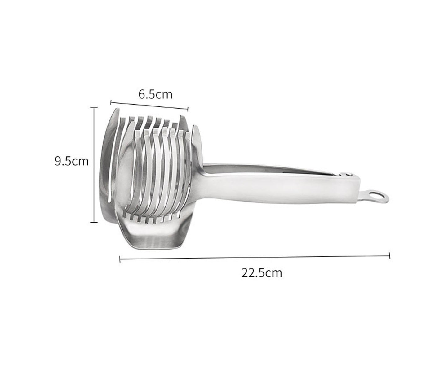 Fruit Slicer Stainless Steel Vegetable Cutter-Silver