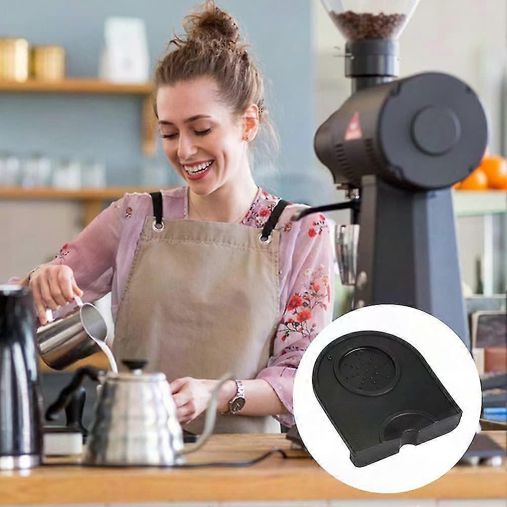 Espresso Tamping Mat Coffee Powder Press Pad with Tamper Holder Barista Tool