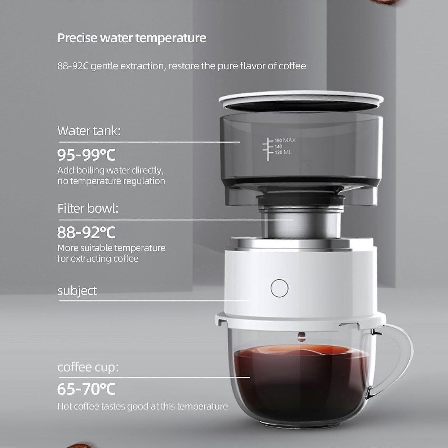 Stainless Steel Drip Coffee Maker Pour Over Manual Coffee Brewing Pot