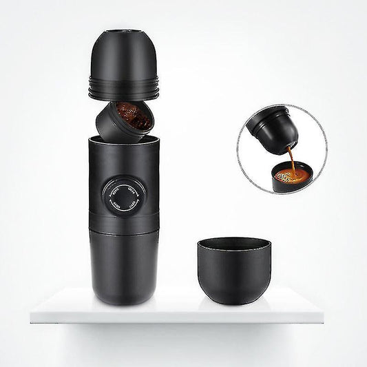 Portable Manual Coffee Maker 70ml Mini Ground Espresso Coffee Maker