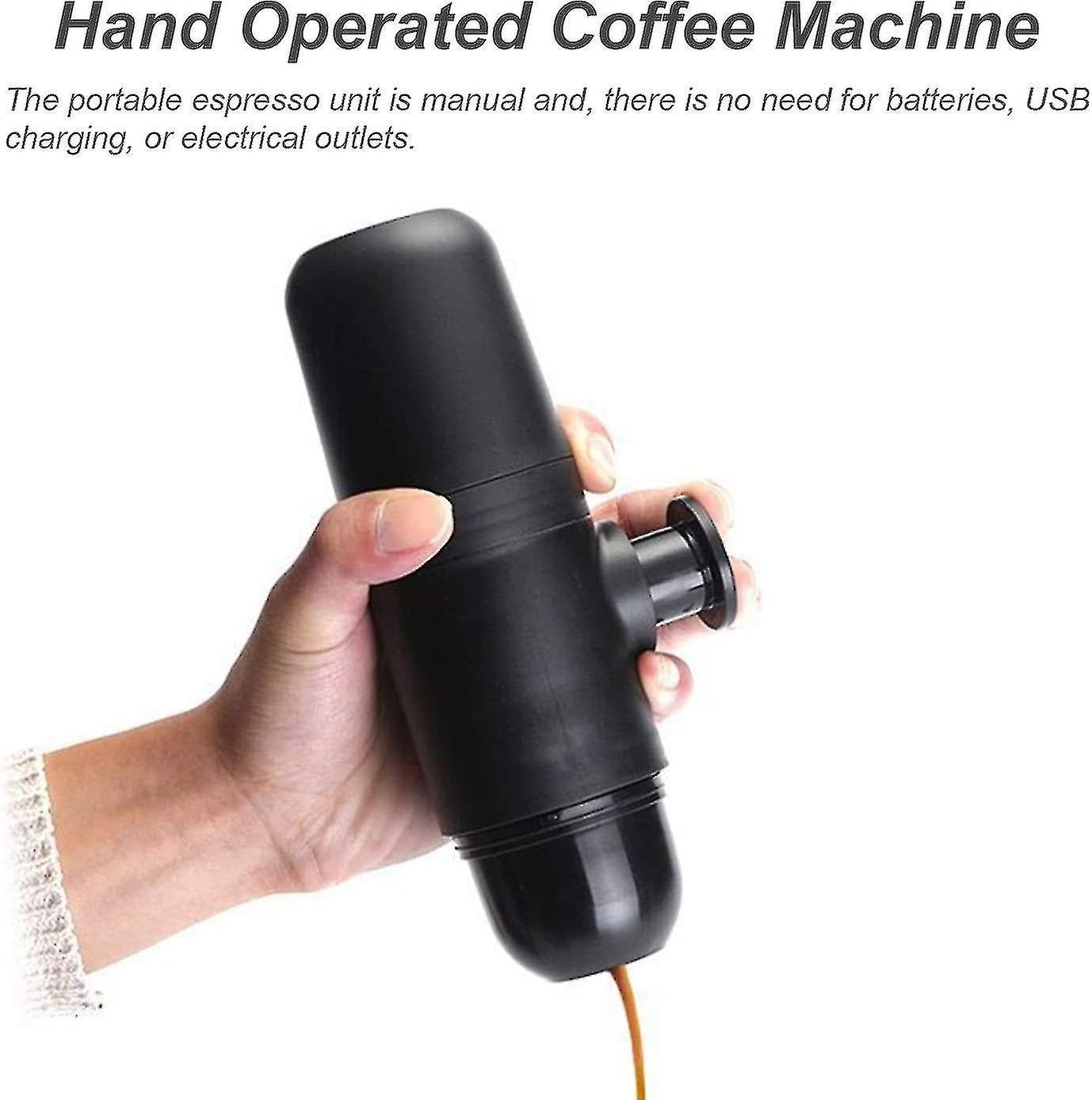 Portable Manual Coffee Maker 70ml Mini Ground Espresso Coffee Maker