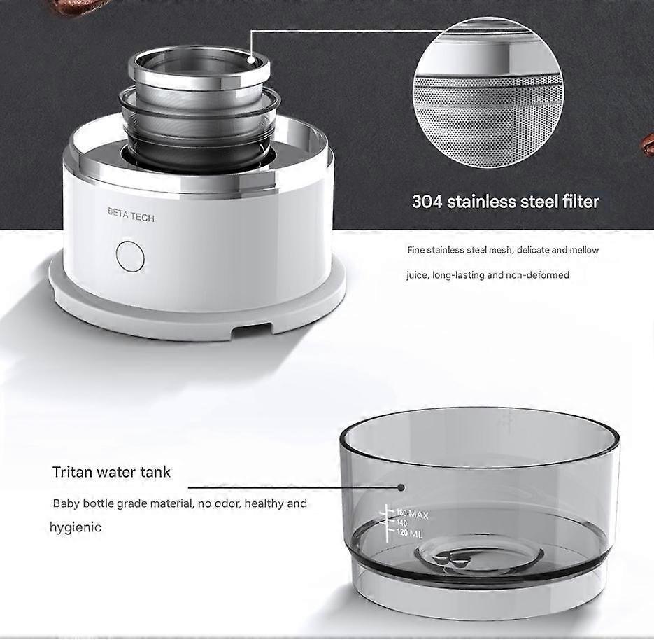 Portable Drip Coffee Maker Mini Double Filter Manual Coffee Brewing Machine