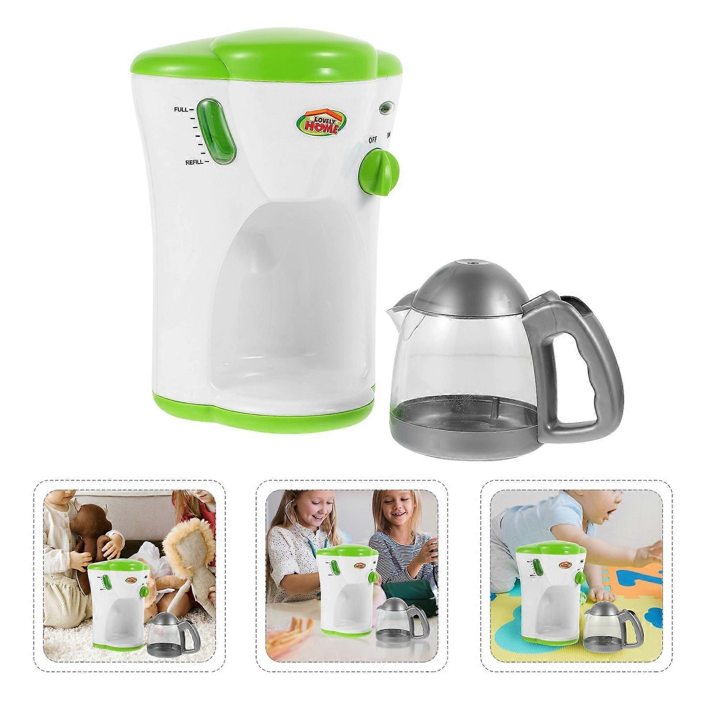 Mini Toy Coffee Maker Machine Creative Decorative Coffee Toy Kitchen Playset