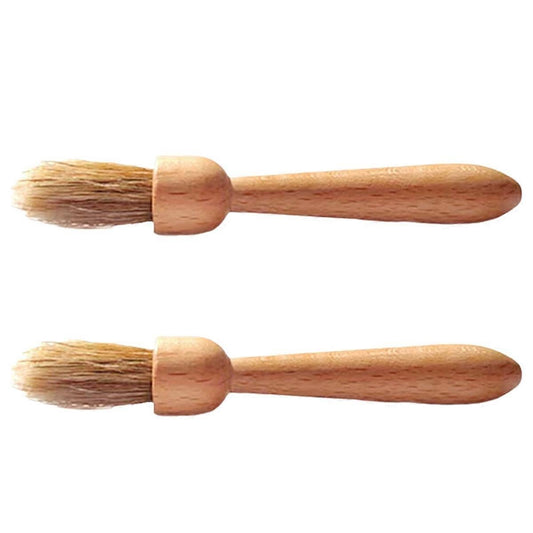 Coffee Grinder Brush Bamboo Handle Cleaning Brush Tool for Coffee Maker