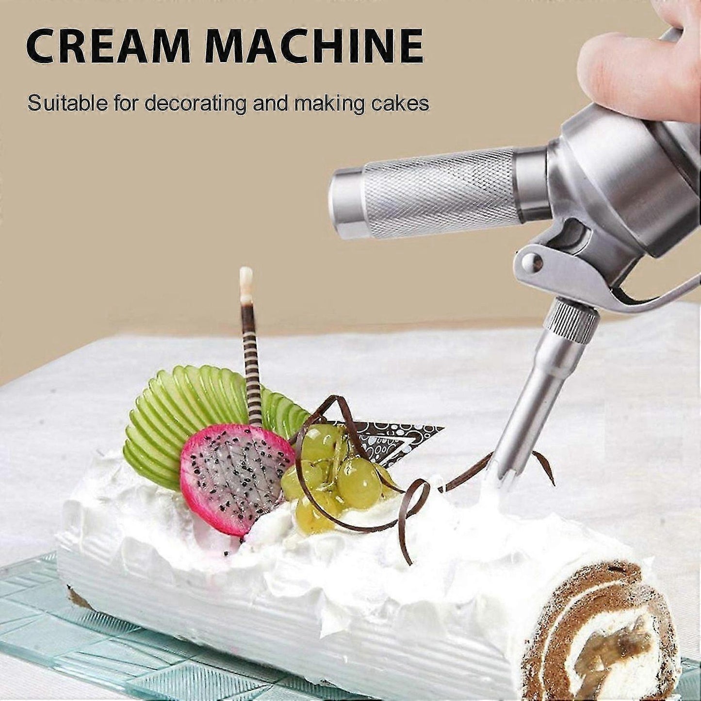 500ml Stainless Steel Whipped Cream Dispenser Professional Cream Canister