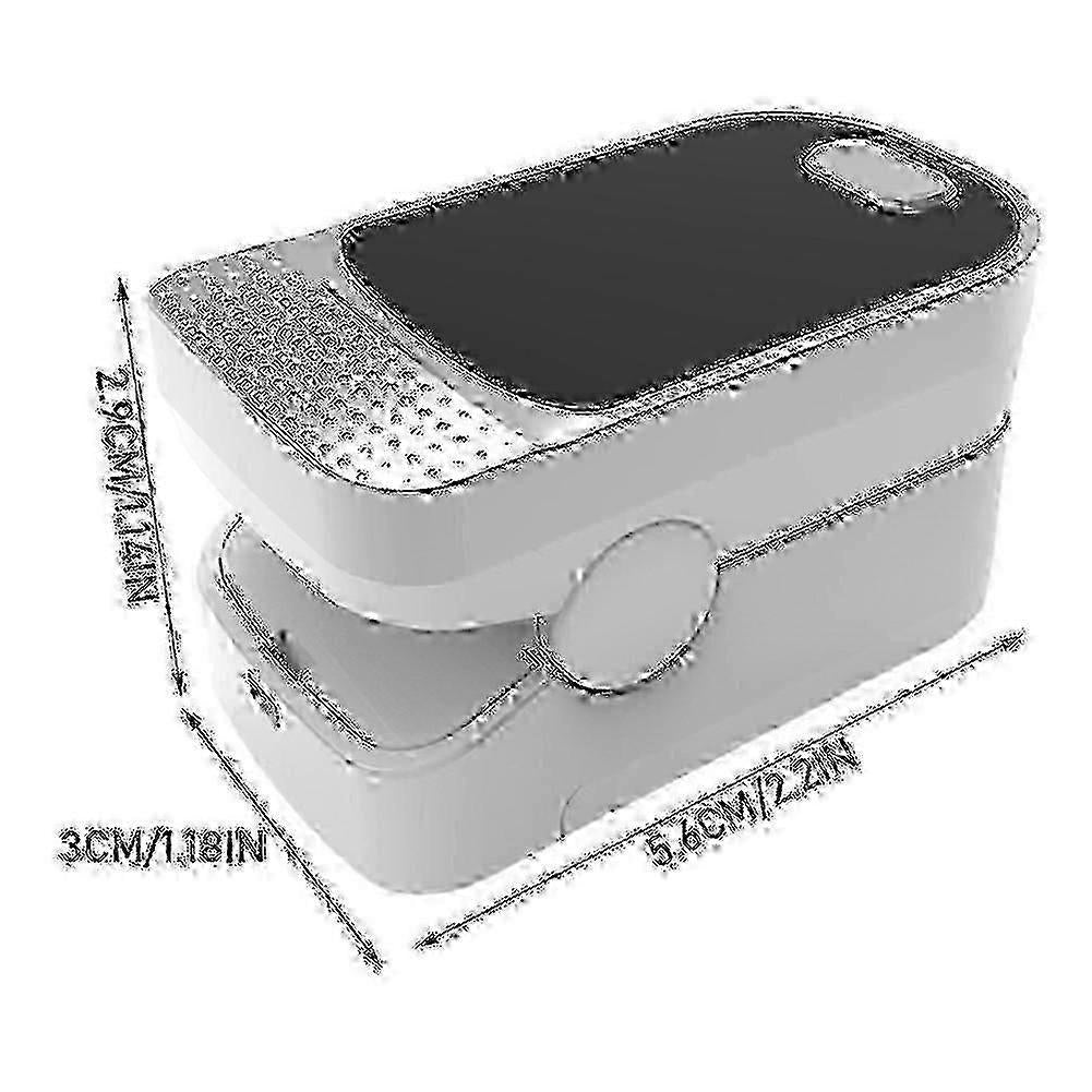 Portable Finger Pulse Oximeter for Daily Use, Compact Clip-On Design