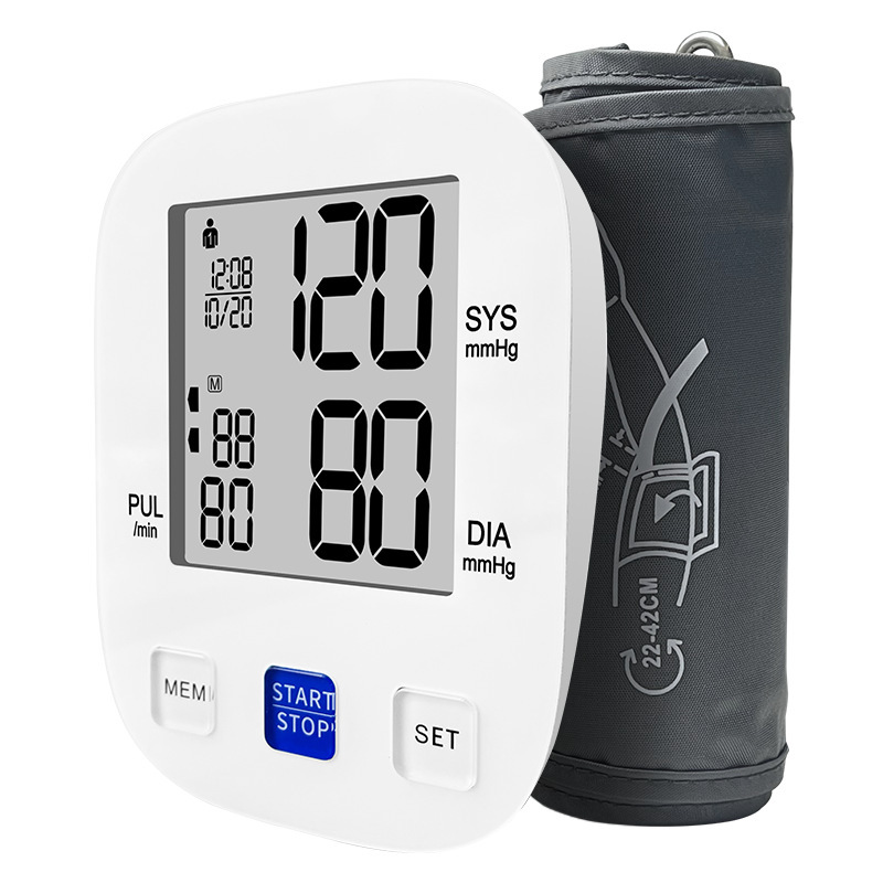 Digital Arm Cuff Wellness Monitor for Home Use
