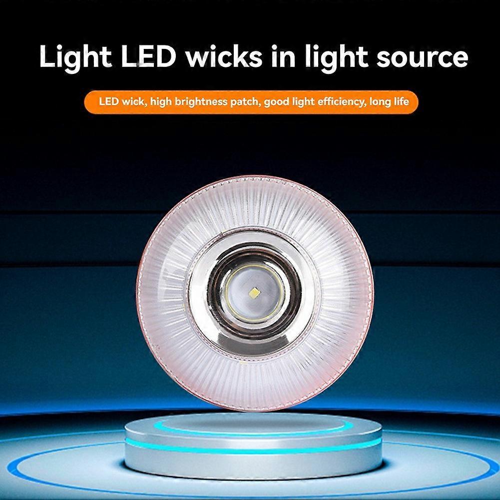 V16 Emergency LED Warning Lights 5PCS, White & Yellow Beacon Traffic Light