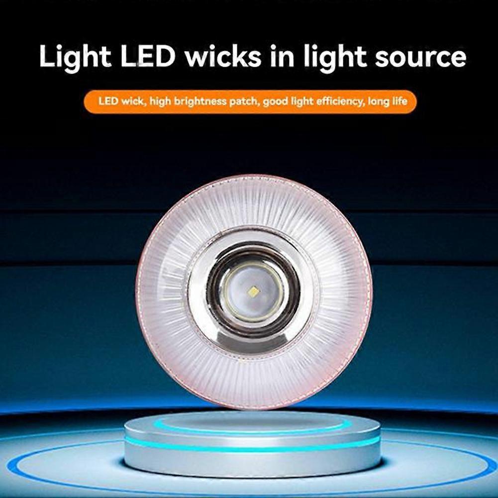 V16 Emergency LED Warning Lights 3PCS, White & Yellow Traffic Security Lamp
