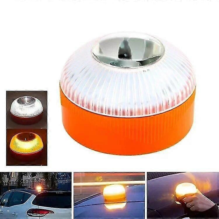 V16 Homologated Emergency Beacon Light, Rechargeable LED Warning Lamp