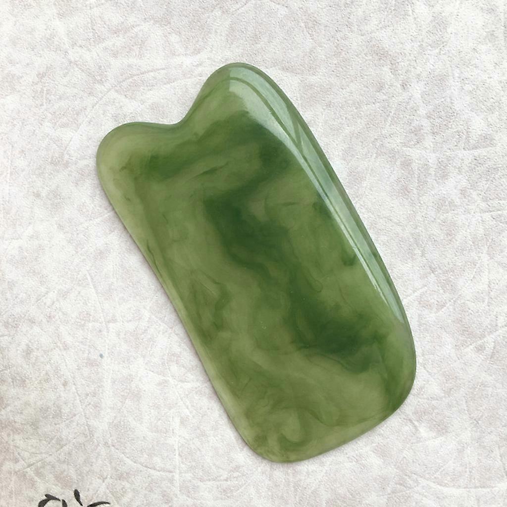 Natural Resin Facial & Neck Guasha Scraper, Beeswax Massage Scraping Tool