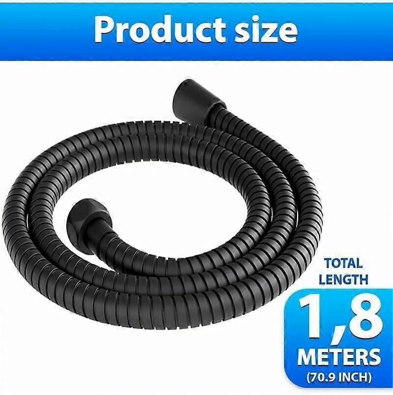 200cm Anti-Twist Stainless Steel Universal Shower Hose, Corrosion-Resistant