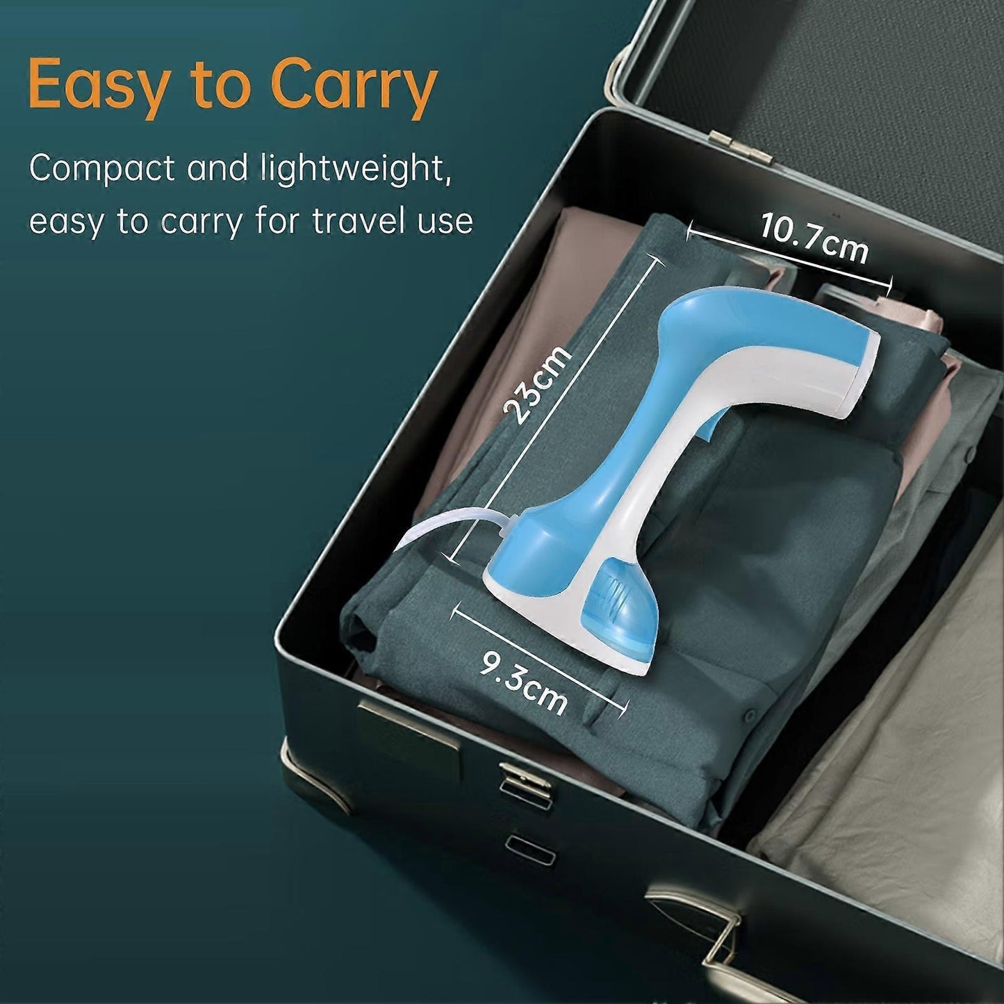 1100W Travel Handheld Garment Steamer 120ml Tank Quick Heating Clothes Steamer