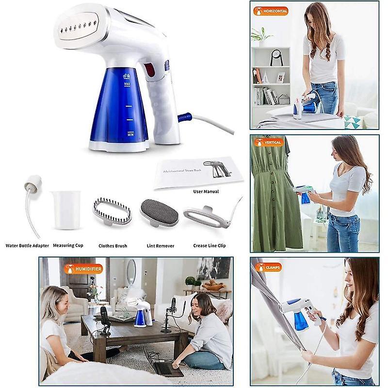 1600W Portable Handheld Steamer for Clothes Foldable Travel Fabric Wrinkle Remover