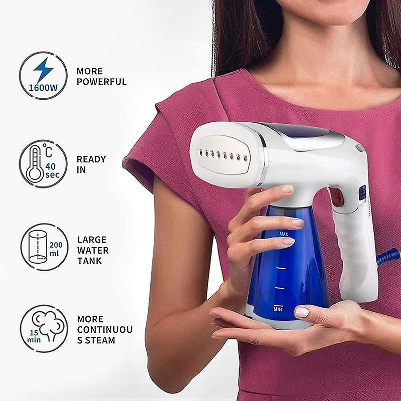 1600W Portable Handheld Steamer for Clothes Foldable Travel Fabric Wrinkle Remover