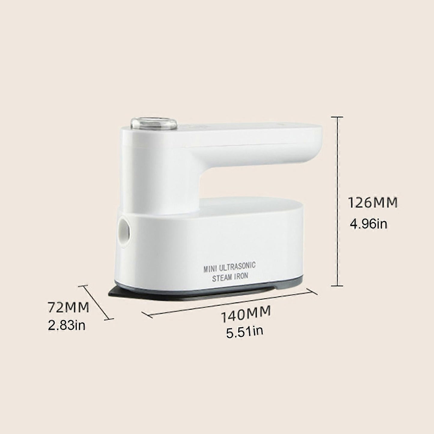 Rechargeable 1200W Handheld Steamer and Iron for Travel & Home Fabric Ironing