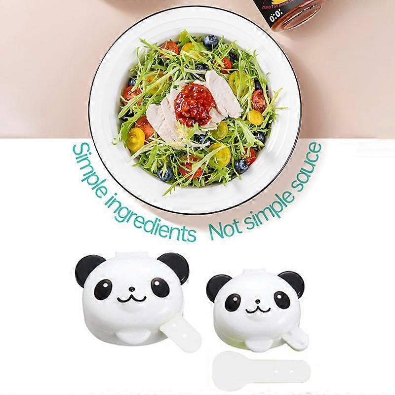 2pcs Mini Spice Bottles Salad Dressing Ketchup Jars Small Reusable Set
