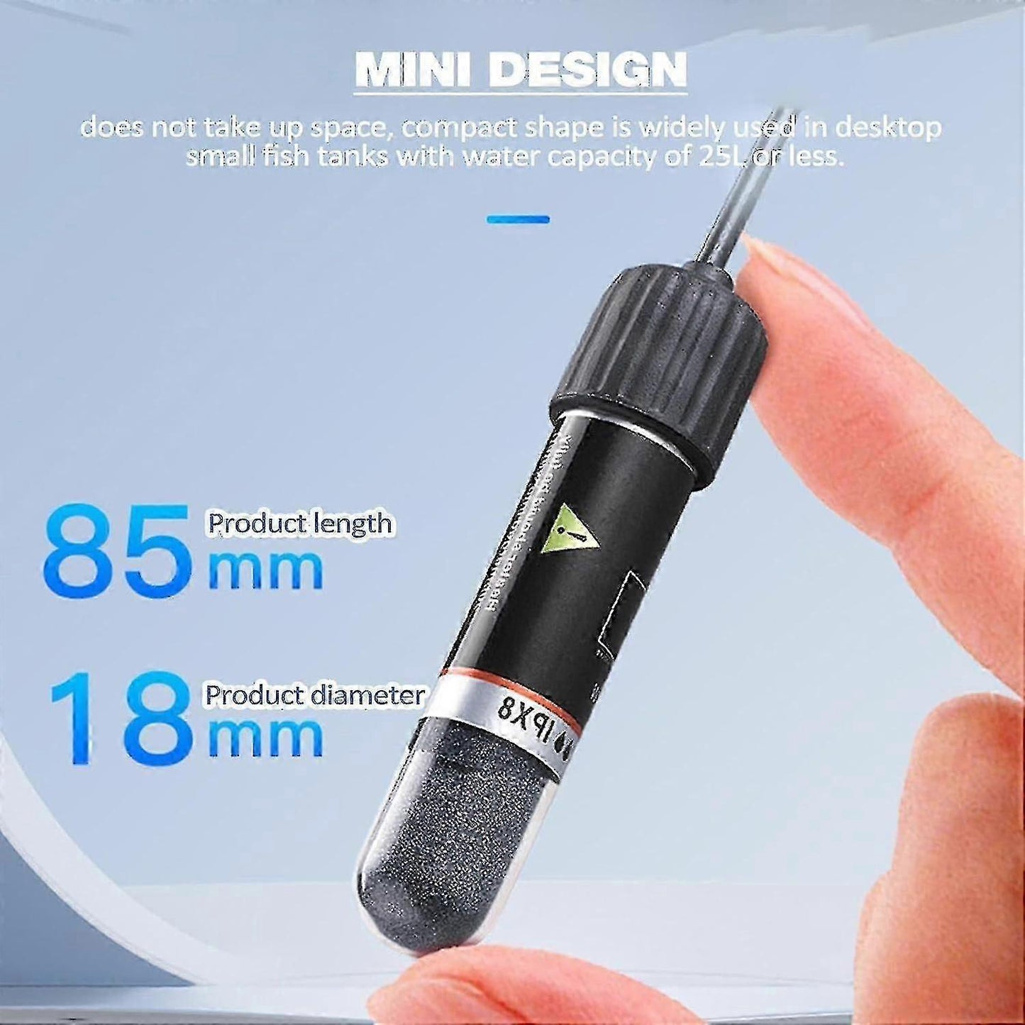 Mini USB Aquarium Warmer 10W Thermostat Rod Rechargeable Compact Heating Tool