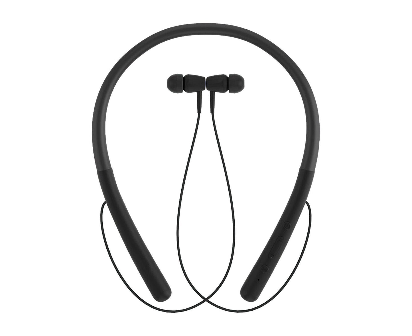 Bluetooth Earphone Neckband Noise Reduction Wireless Earbud - Black