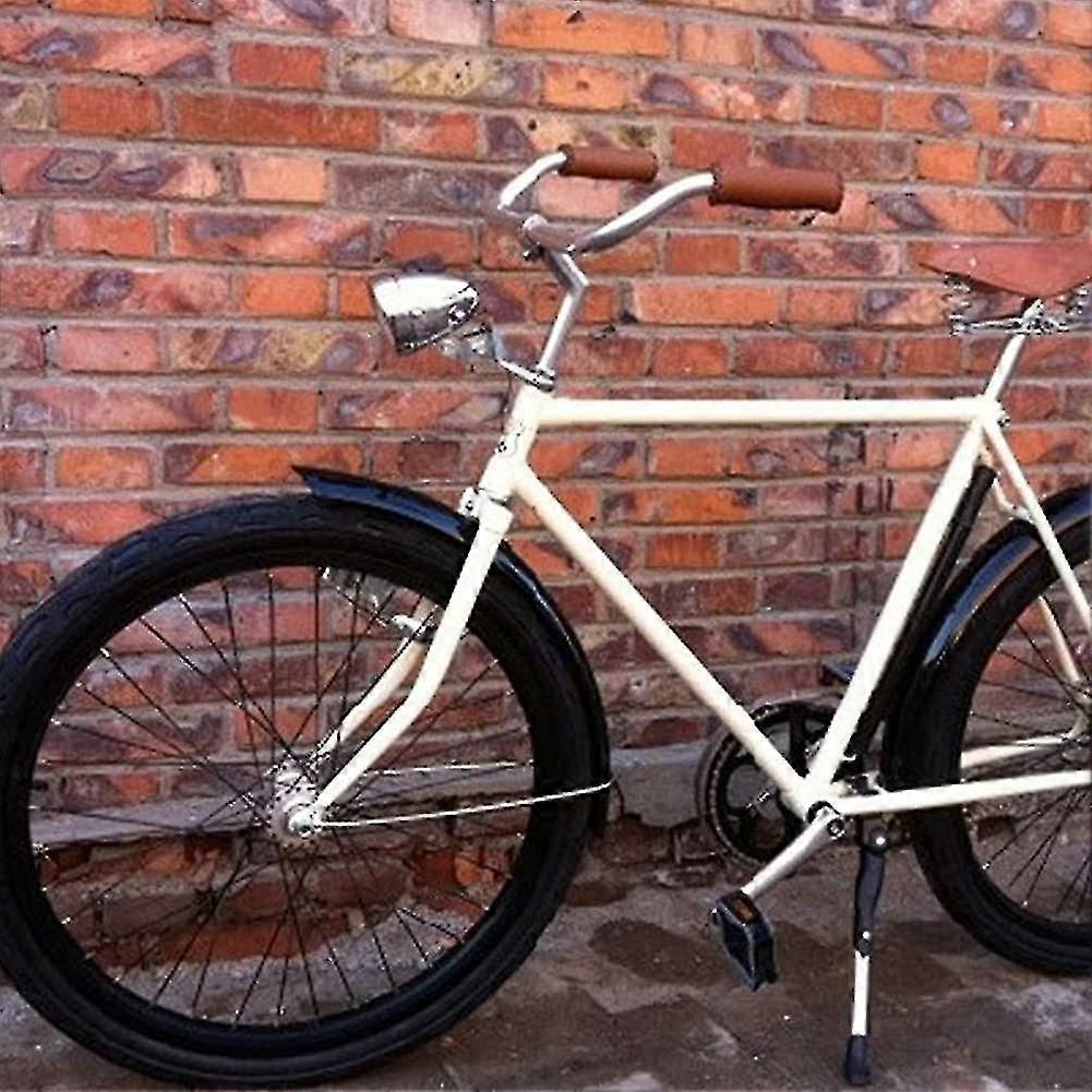 Retro Metal Case Bike Front Light - LED, Battery Powered (AAA not included)