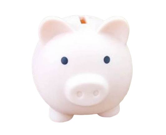 Christmas Cartoon Pig Shaped Money Saving Box Bank Coins Storage Case Home Decor-Meat Color L