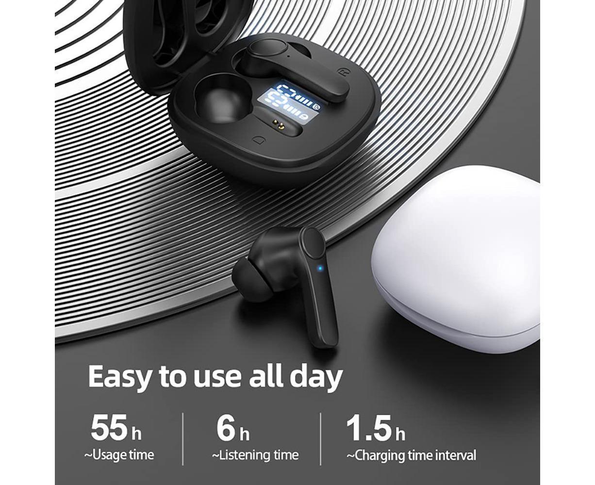 Wireless Earbuds - Bluetooth 5.0 - IPX6 Waterproof Stereo Earphones with Charging Case
