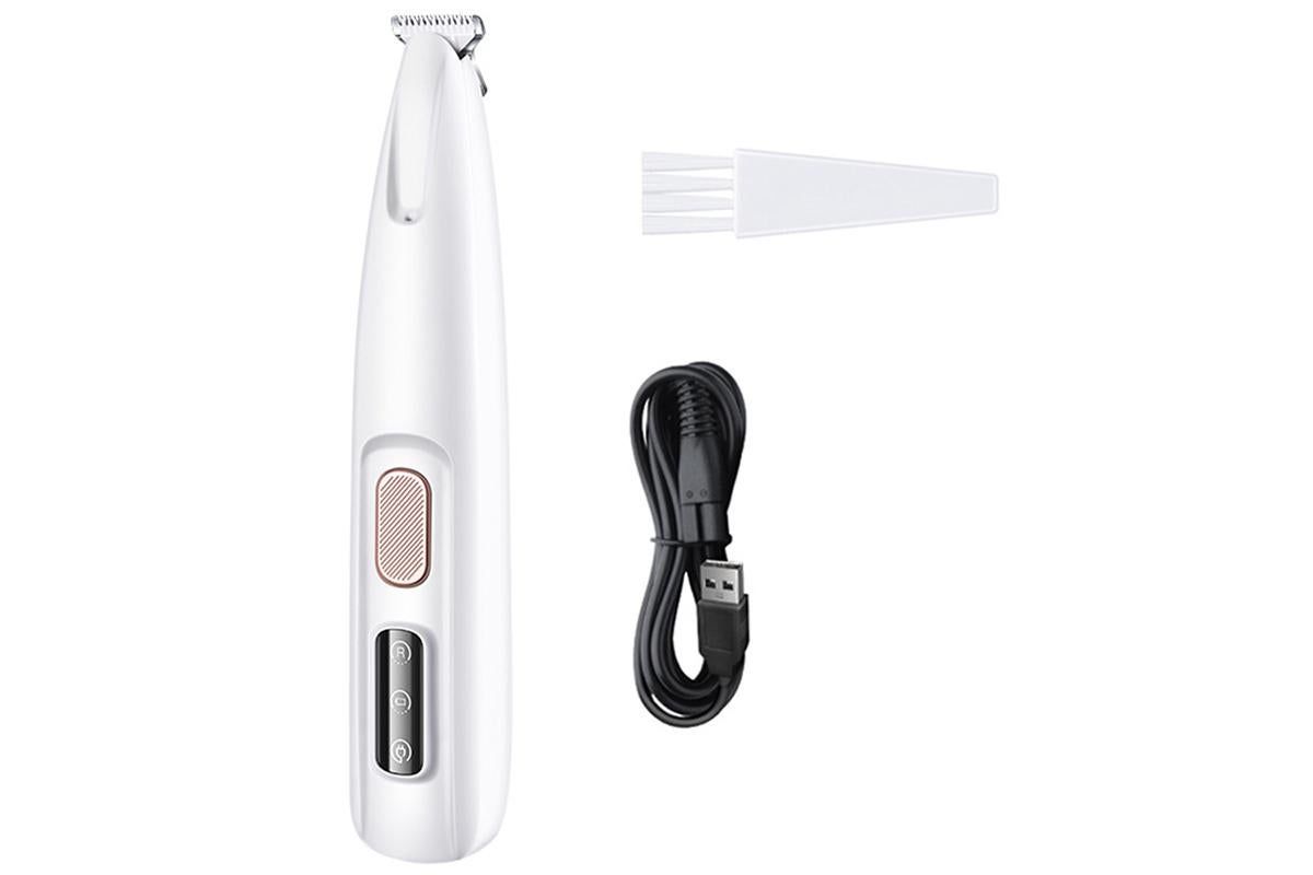 Dog Paw Trimmer 18mm Widen Pet Hair Clipper Dog Clippers for Grooming With LED Light LED Display Rechargeable