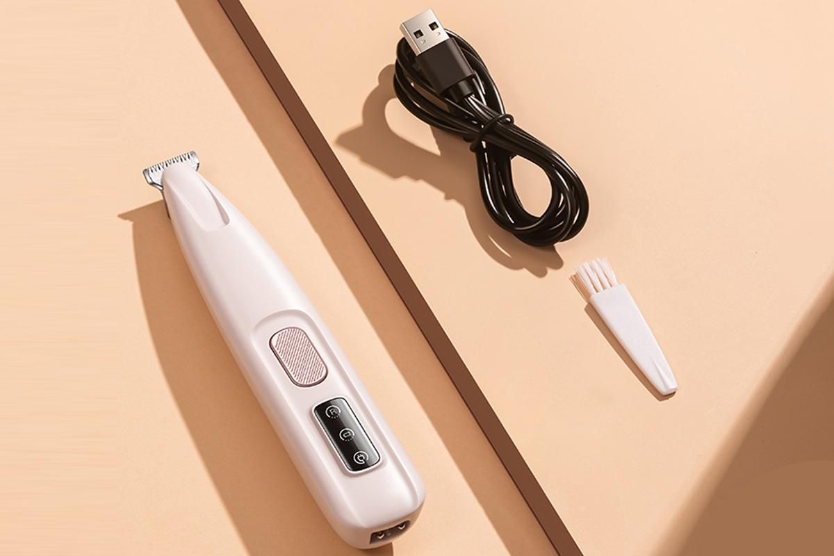Dog Paw Trimmer 18mm Widen Pet Hair Clipper Dog Clippers for Grooming With LED Light LED Display Rechargeable