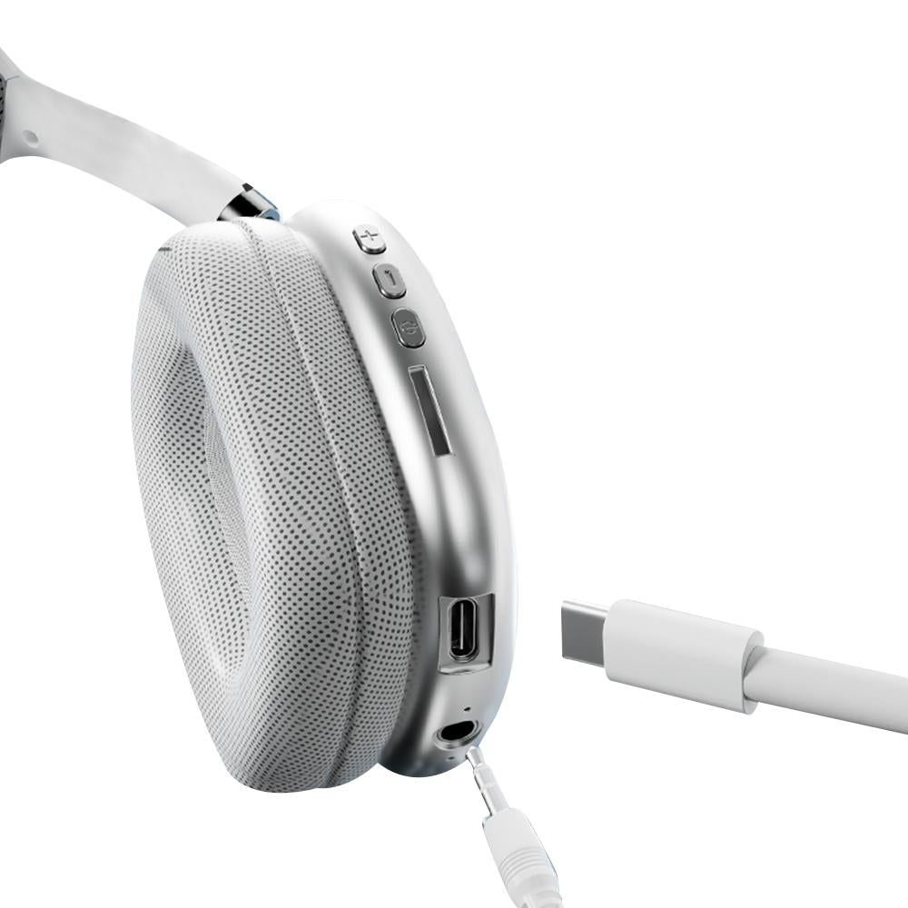 Wireless Bluetooth Over-Ear Headphones TWS Adjustable Earphones Headset Foldable Lightweight Headset for Home Office