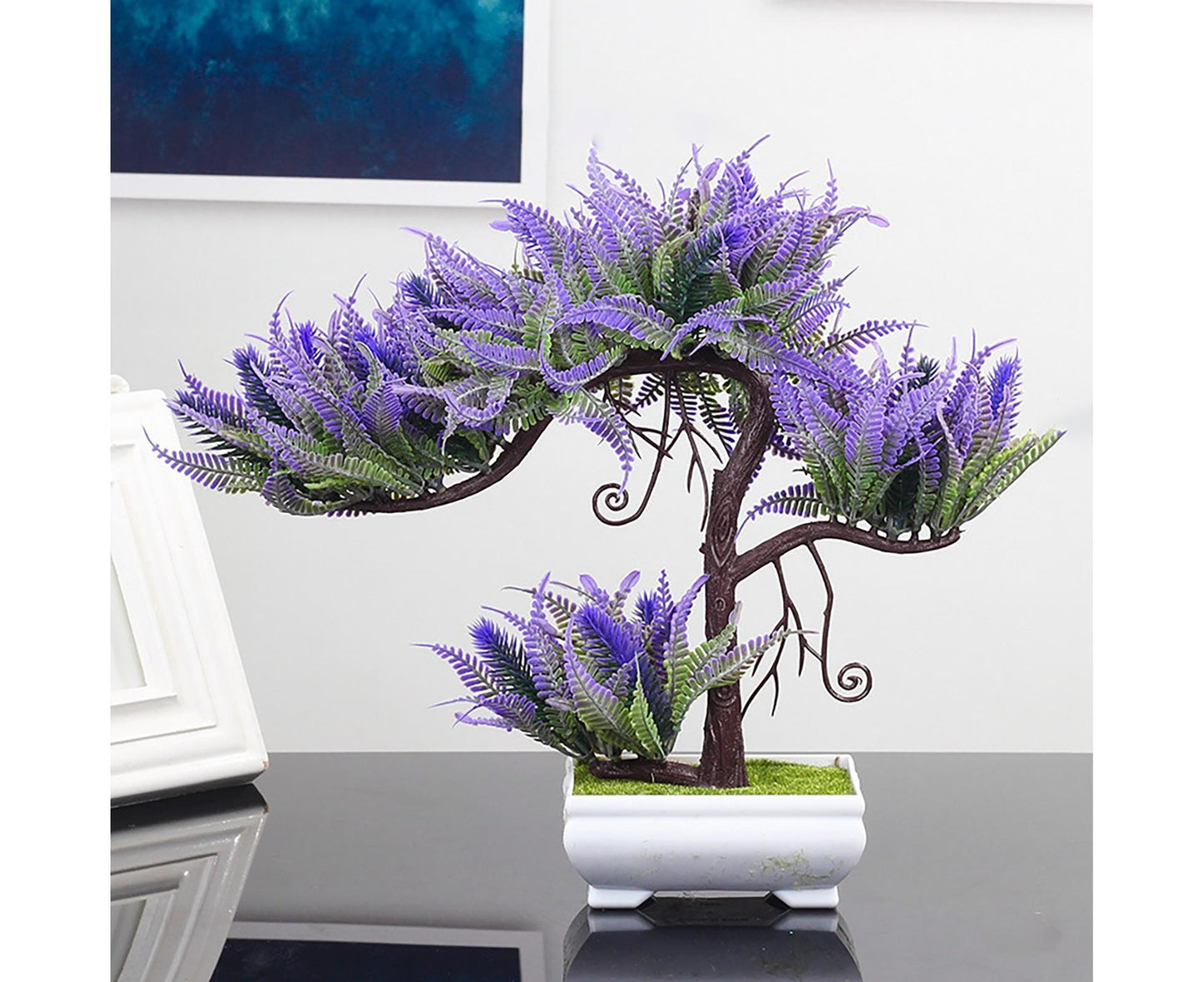 Vibrant Bonsai Plant-Purple