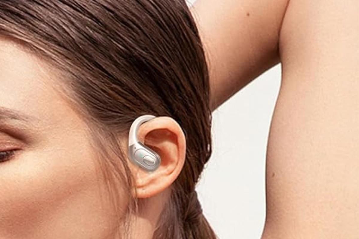 Wireless Bluetooth 5.4 Headphone Over Ear Bud IPX5 Waterproof Earphone for Sport Running - Rose Gold