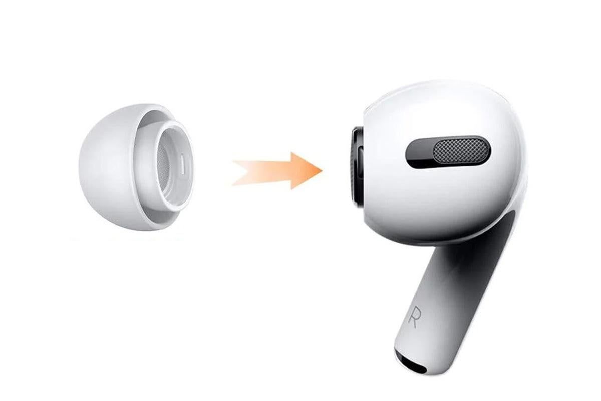 4 Pairs Replacement Ear Tips For AirPods Pro 2nd 1st Generation With Portable Storage Box