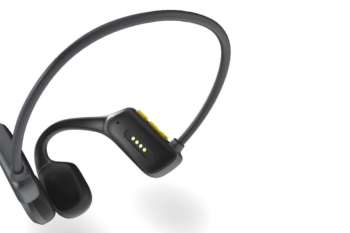 Bone Conduction Headphones Bluetooth Waterproof Sports Headset for Running Cycling Walking - Black