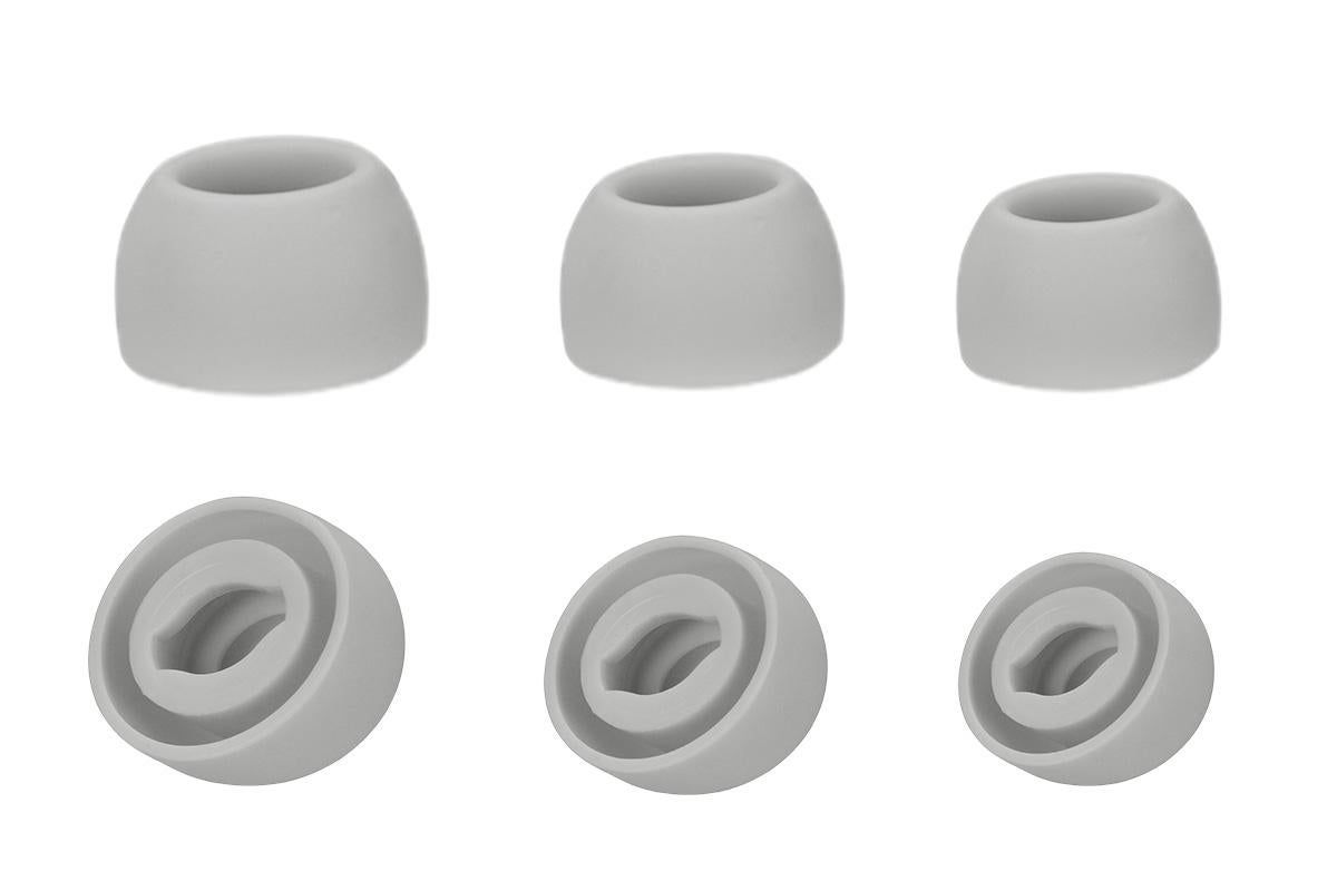 3-Pair Silicone Replacement Ear Tips for Samsung Galaxy Buds Pro - Light Grey