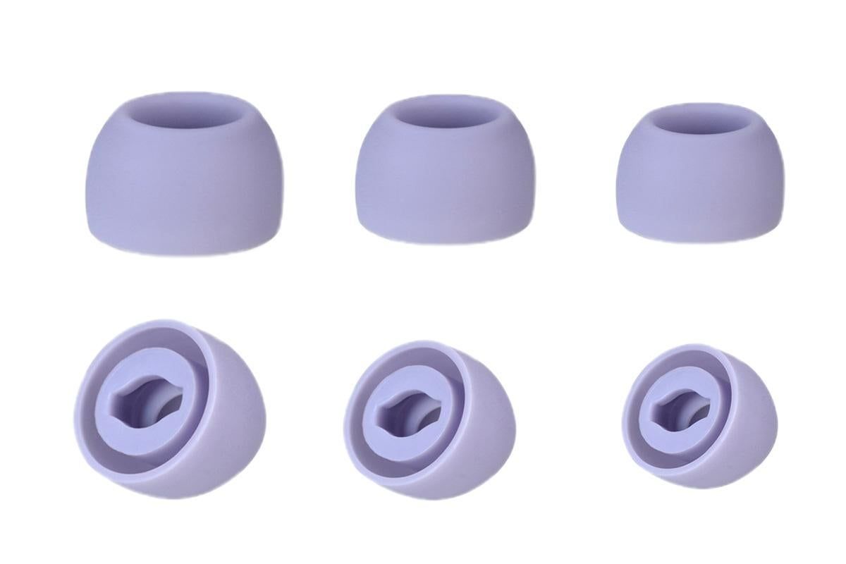 3-Pair Silicone Replacement Ear Tips for Samsung Galaxy Buds Pro - Purple