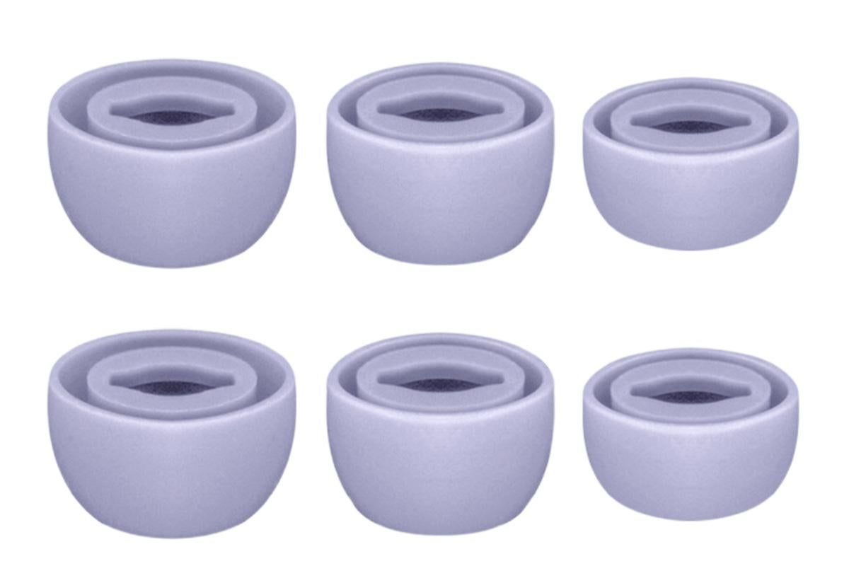 3-Pair Silicone Replacement Ear Tips for Samsung Galaxy Buds Pro - Purple