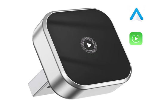 2 in 1 Wireless CarPlay and Android Auto Adapter Plug and Play Carplay Adapter