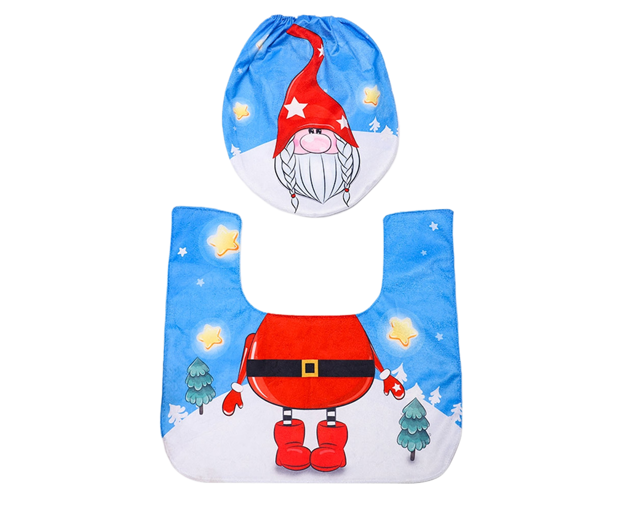 Christmas Toilet Mat Pad Kit-B