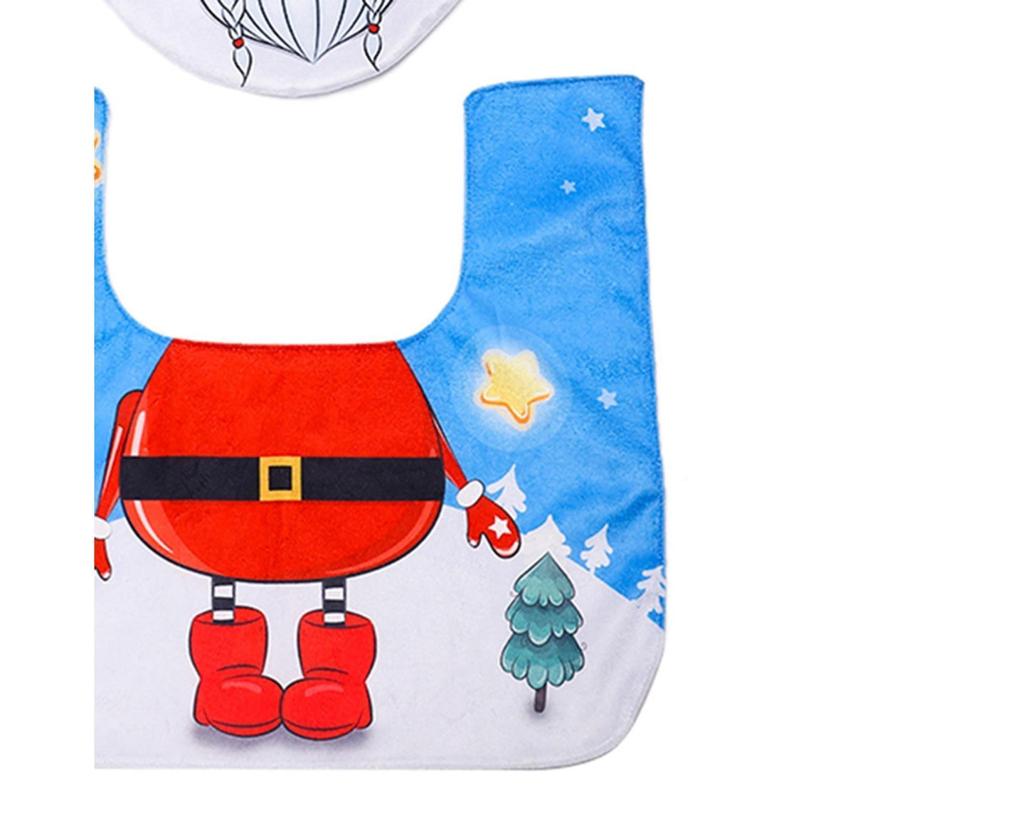 Christmas Toilet Mat Pad Kit-B