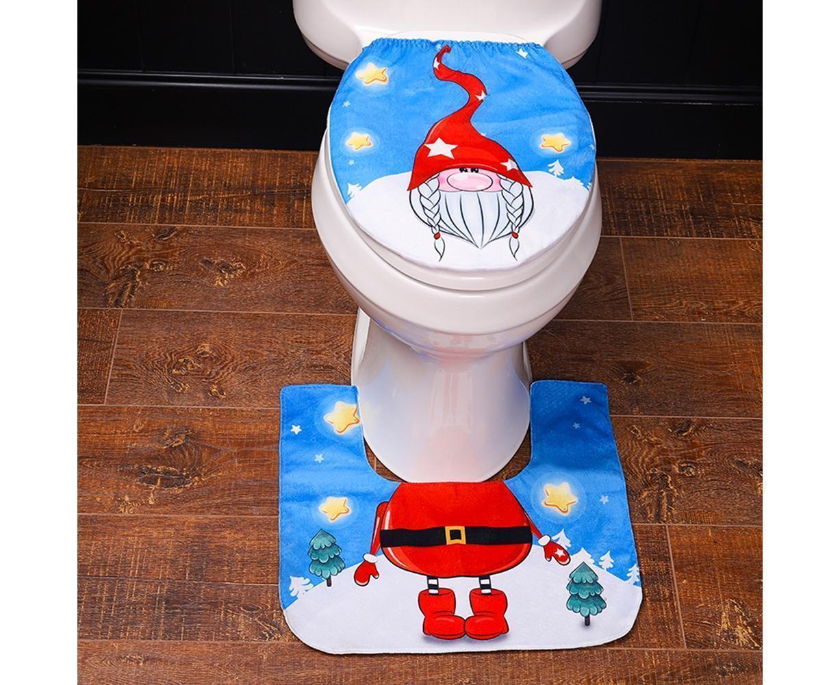 Christmas Toilet Mat Pad Kit-B