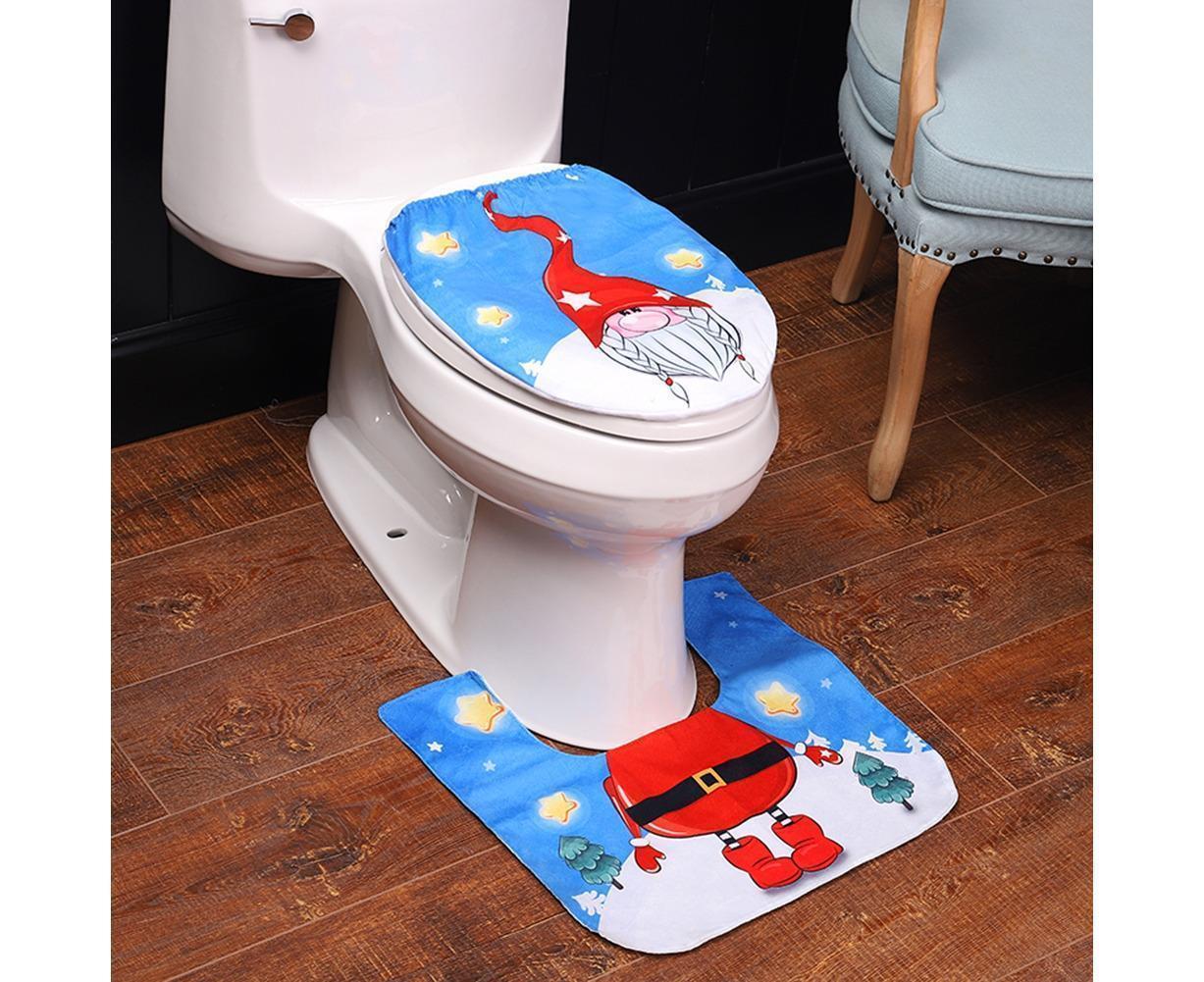 Christmas Toilet Mat Pad Kit-B