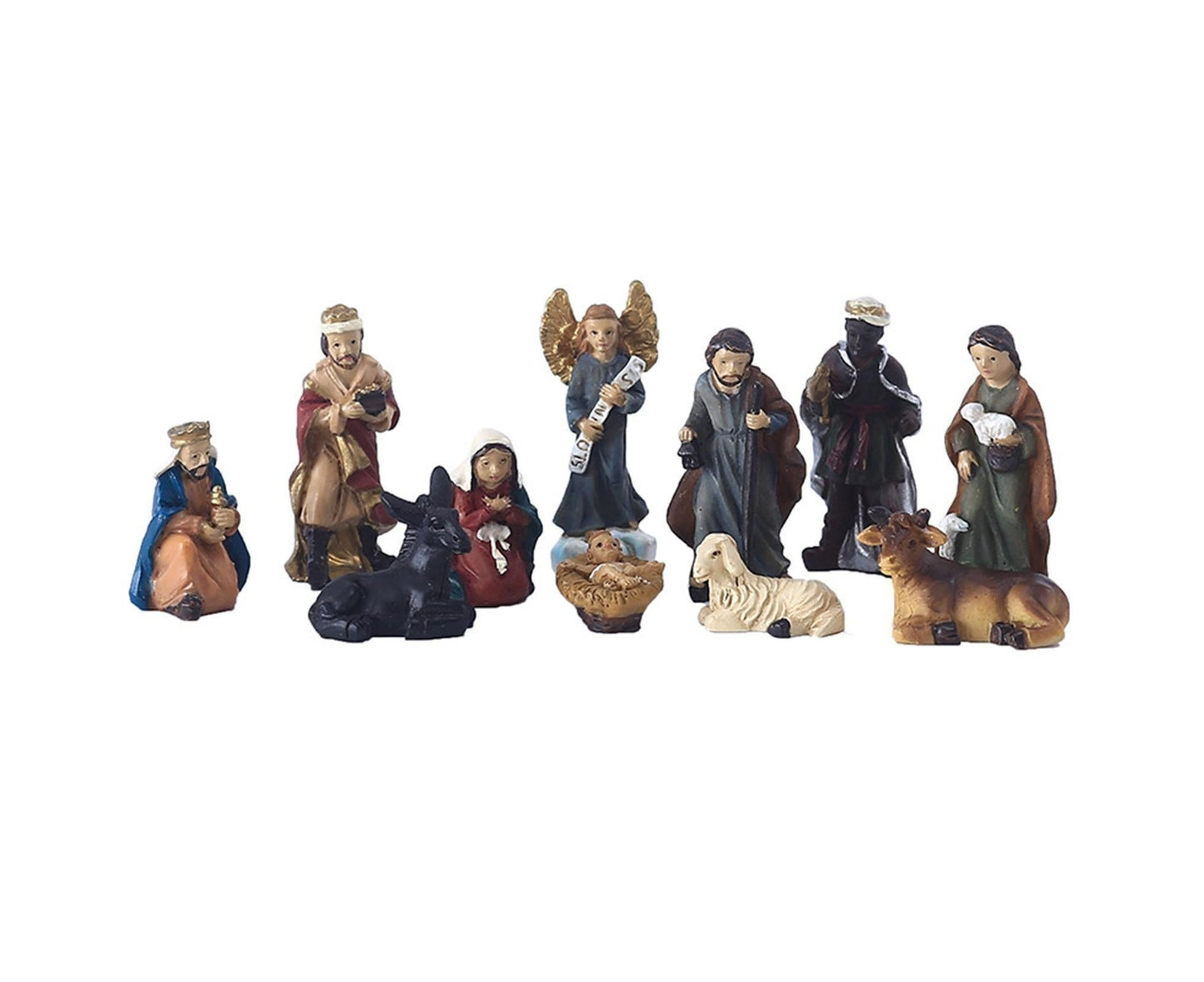 Jesus Figurine Set-Multicolor