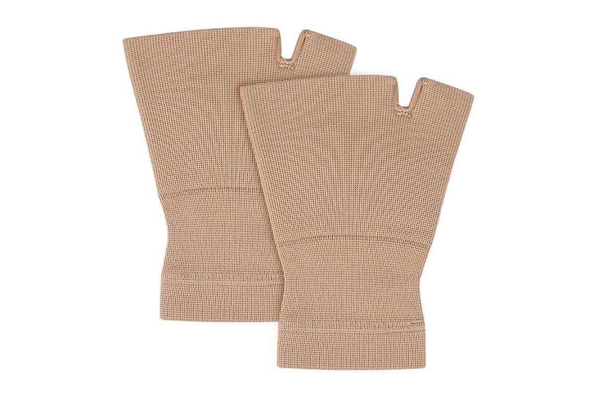 1Pair Wrist Brace Glove Sport Wrist Support for Fitness Weightlifting Skin Tone - M