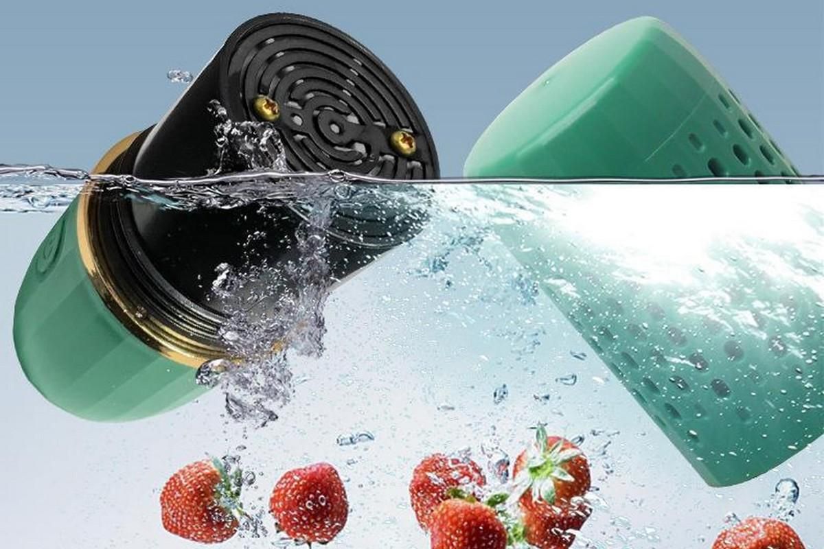 Portable Fruit and Vegetable Cleaning Machine Rechargeable Food Washing Purifier Vegetable Washer -Green