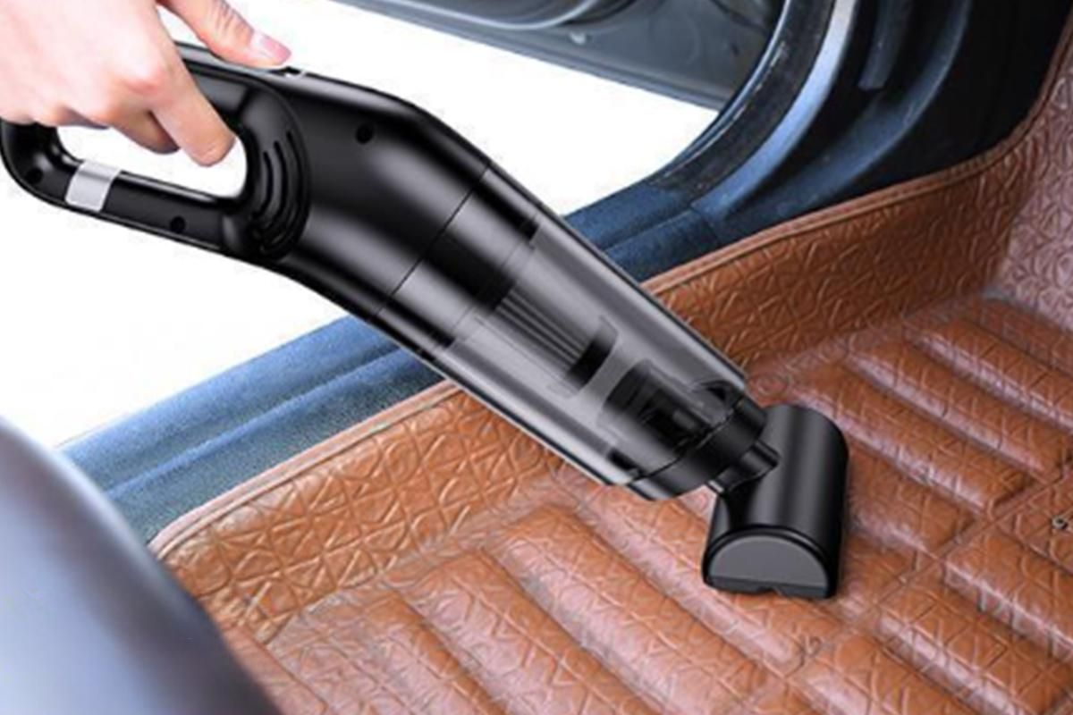 Cordless Handheld Car Vacuum Cleaner 10000Pa Strong Suction USB Rechargeable - Black